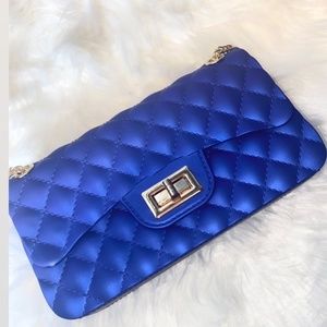 Blue handbag